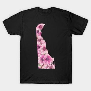 Delaware in Flowers T-Shirt